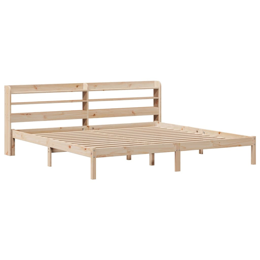 Bedframe zonder matras massief grenenhout 180x200 cm