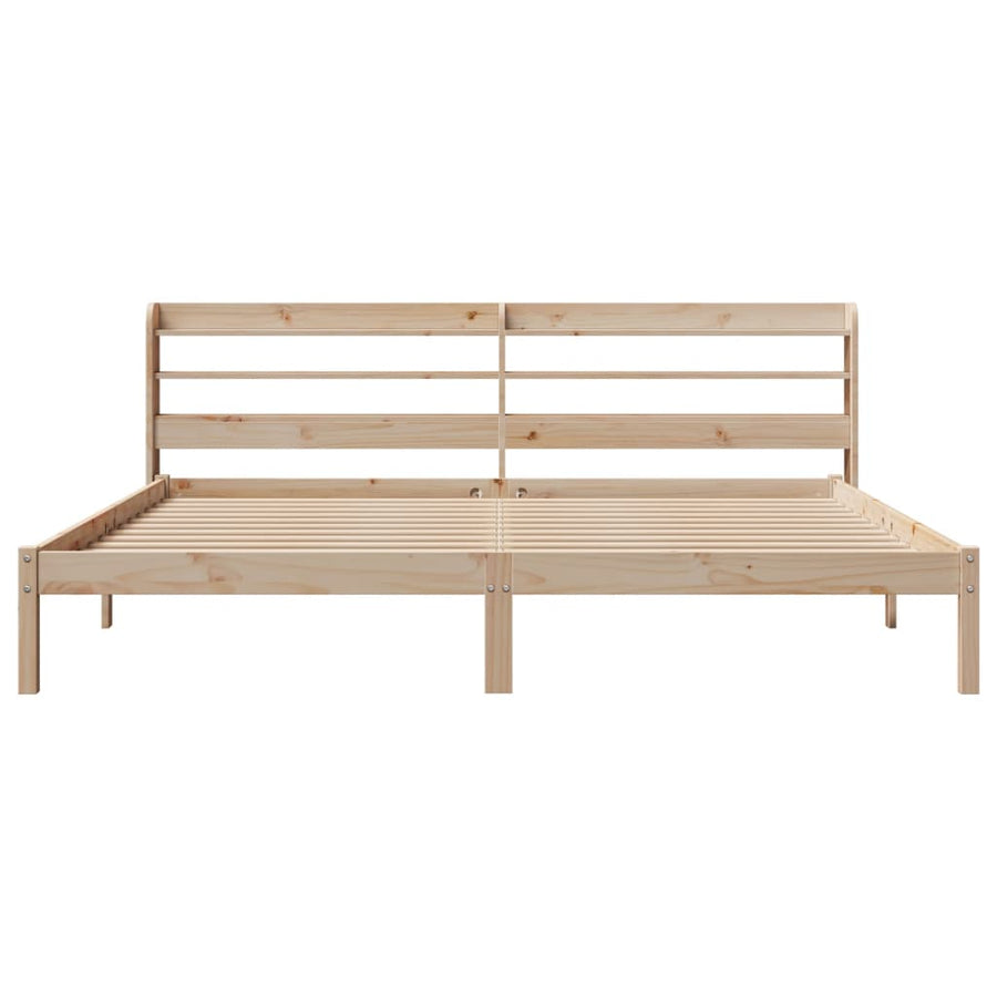 Bedframe zonder matras massief grenenhout 180x200 cm
