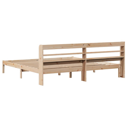 Bedframe zonder matras massief grenenhout 180x200 cm