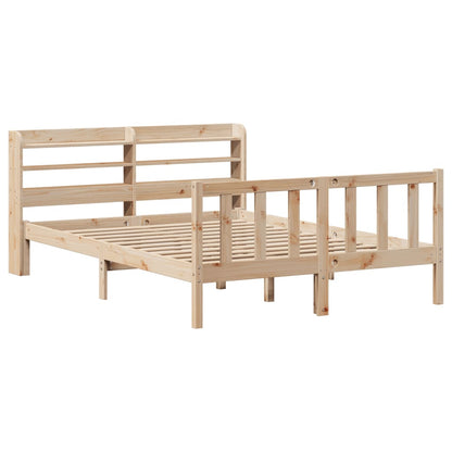 Bedframe zonder matras massief grenenhout 160x200 cm