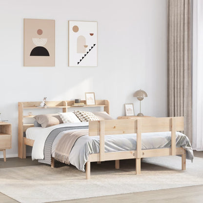 Bedframe zonder matras massief grenenhout 120x190 cm