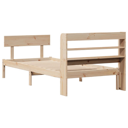 Bedframe zonder matras massief grenenhout 90x200 cm