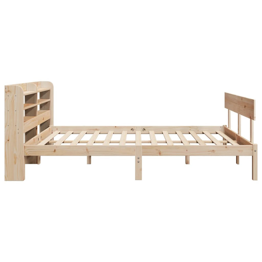 Bedframe zonder matras massief grenenhout 160x200 cm