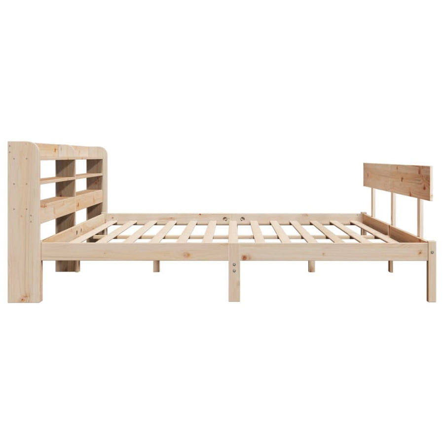 Bedframe zonder matras massief grenenhout 180x200 cm