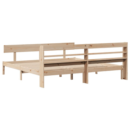 Bedframe zonder matras massief grenenhout 180x200 cm