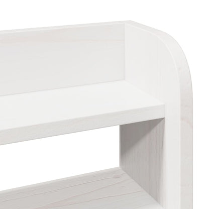 Bedframe met hoofdeinde zonder matras 90x190 cm wit