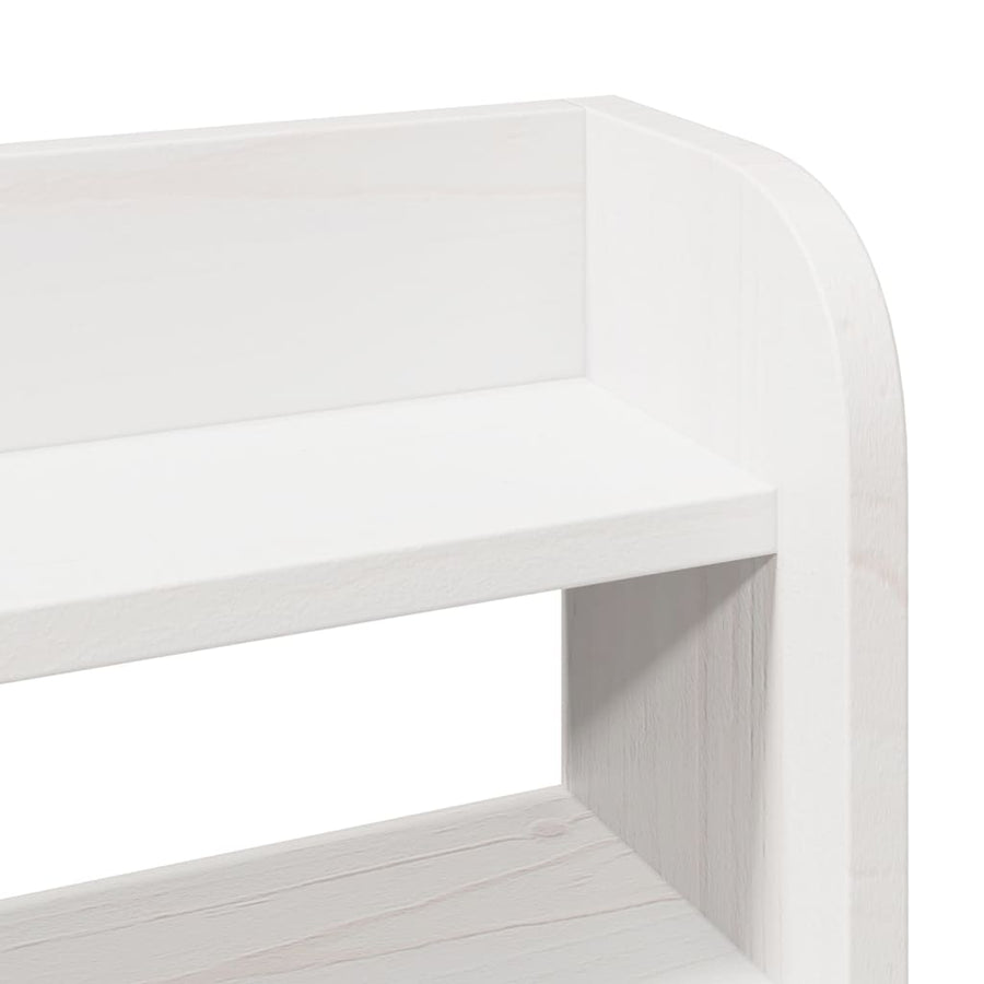Bedframe met hoofdeinde zonder matras 90x190 cm wit