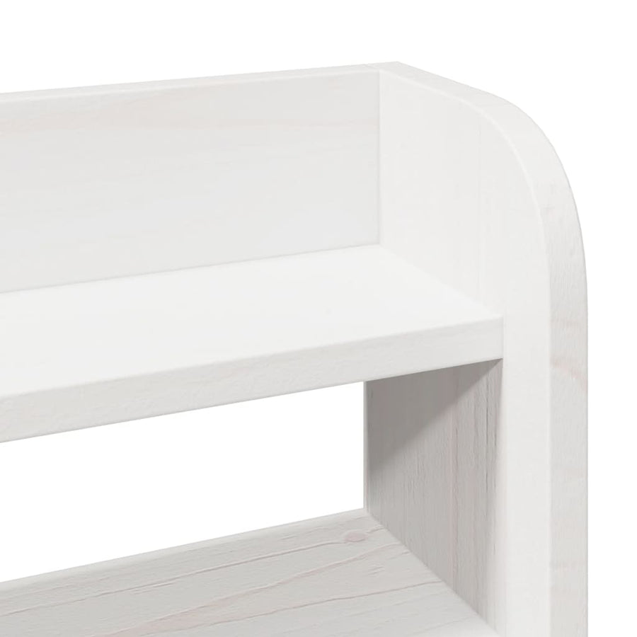 Bedframe met hoofdeinde zonder matras 90x190 cm wit