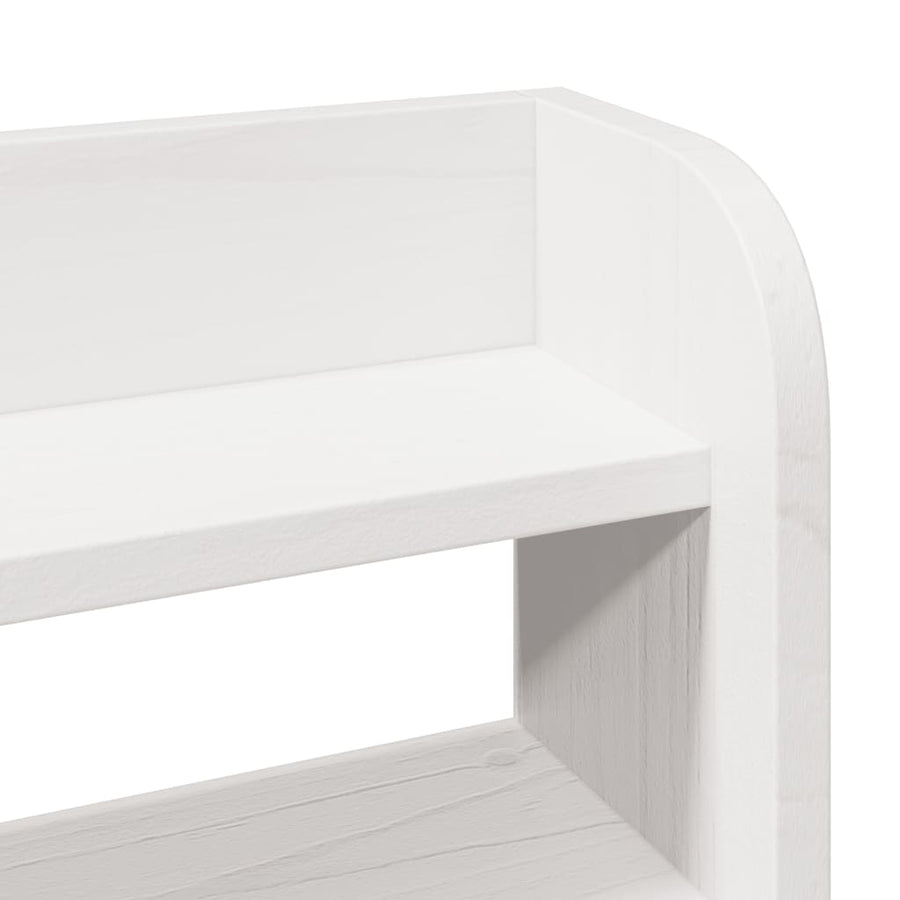 Bedframe met hoofdeinde zonder matras 200x200 cm wit