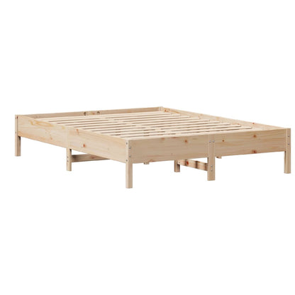 Bedframe zonder matras massief grenenhout 160x200 cm