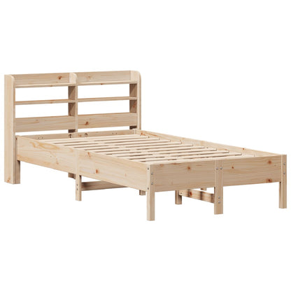 Bedframe zonder matras massief grenenhout 75x190 cm
