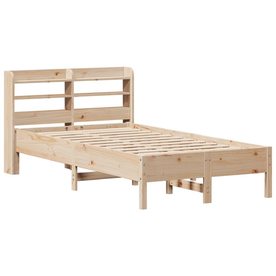 Bedframe zonder matras massief grenenhout 75x190 cm
