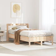 Pine Wood Bed Frame without Mattress 75x190 cm