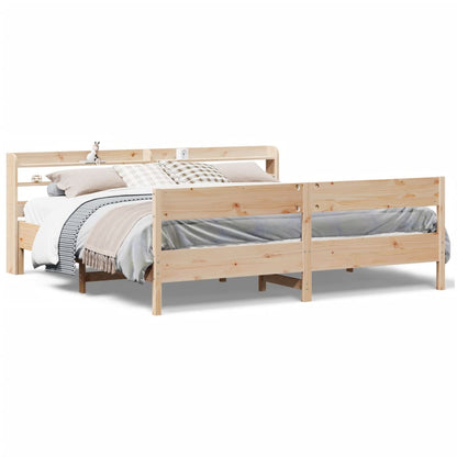 Bedframe zonder matras massief grenenhout 180x200 cm