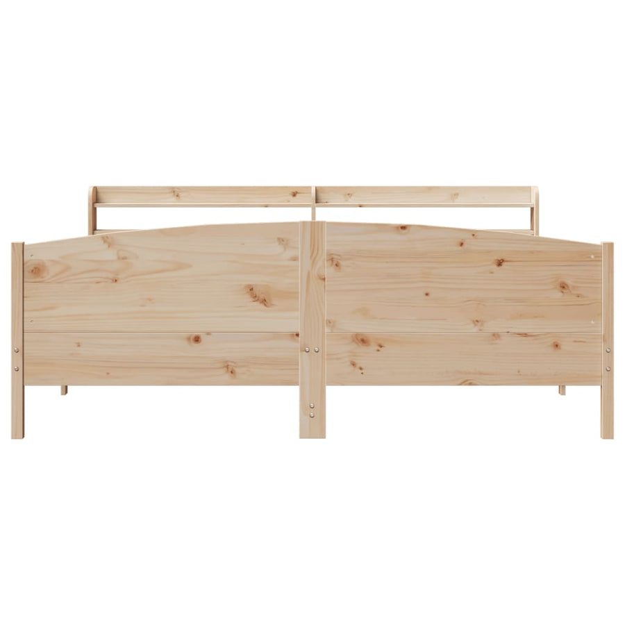 Bedframe zonder matras massief grenenhout 180x200 cm