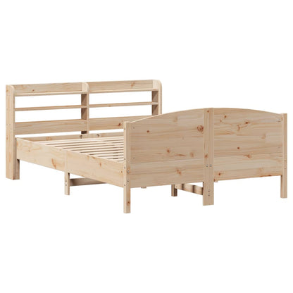 Bedframe zonder matras massief grenenhout 160x200 cm
