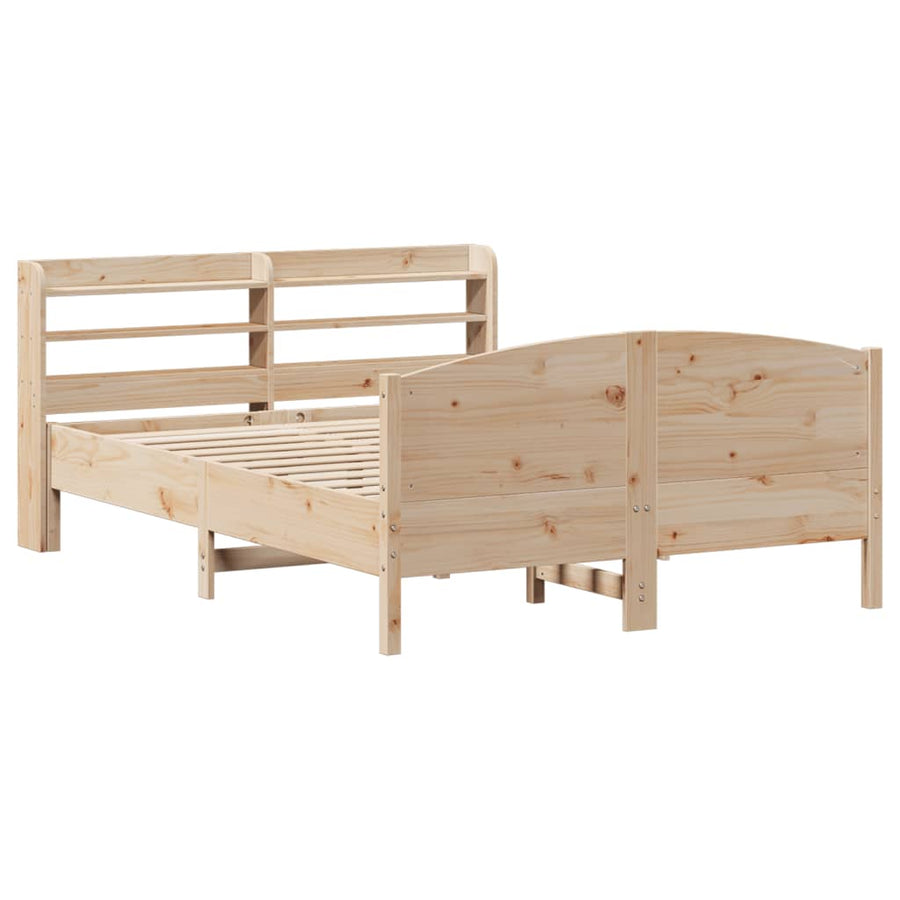 Bedframe zonder matras massief grenenhout 160x200 cm
