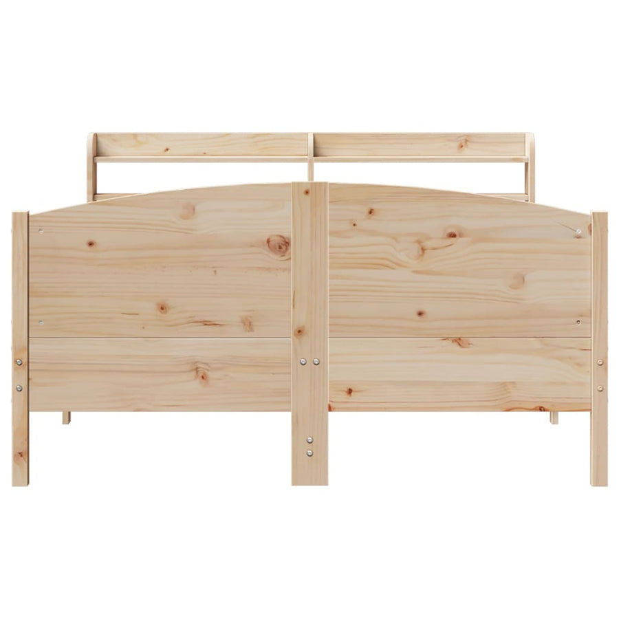 Bedframe zonder matras massief grenenhout 160x200 cm