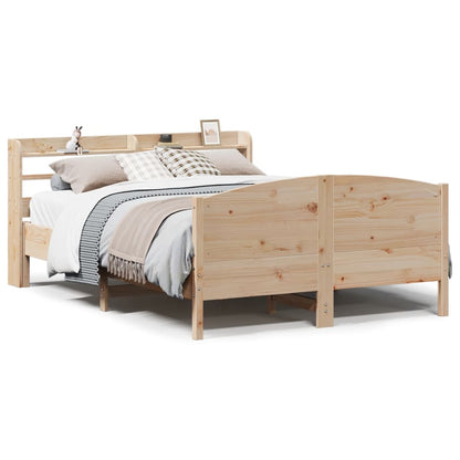 Bedframe zonder matras massief grenenhout 150x200 cm
