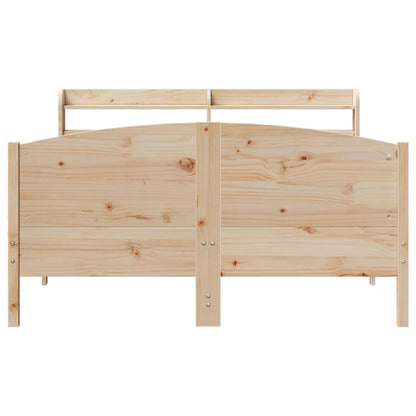 Bedframe zonder matras massief grenenhout 150x200 cm