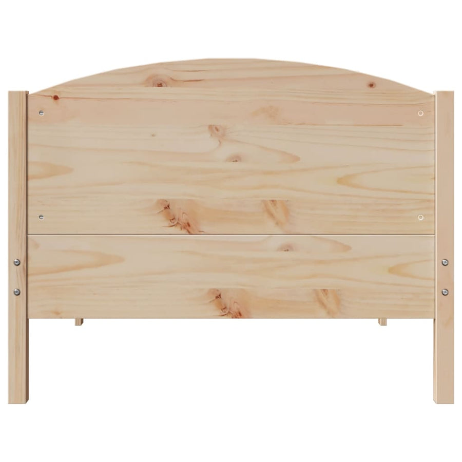 Bedframe zonder matras massief grenenhout 100x200 cm