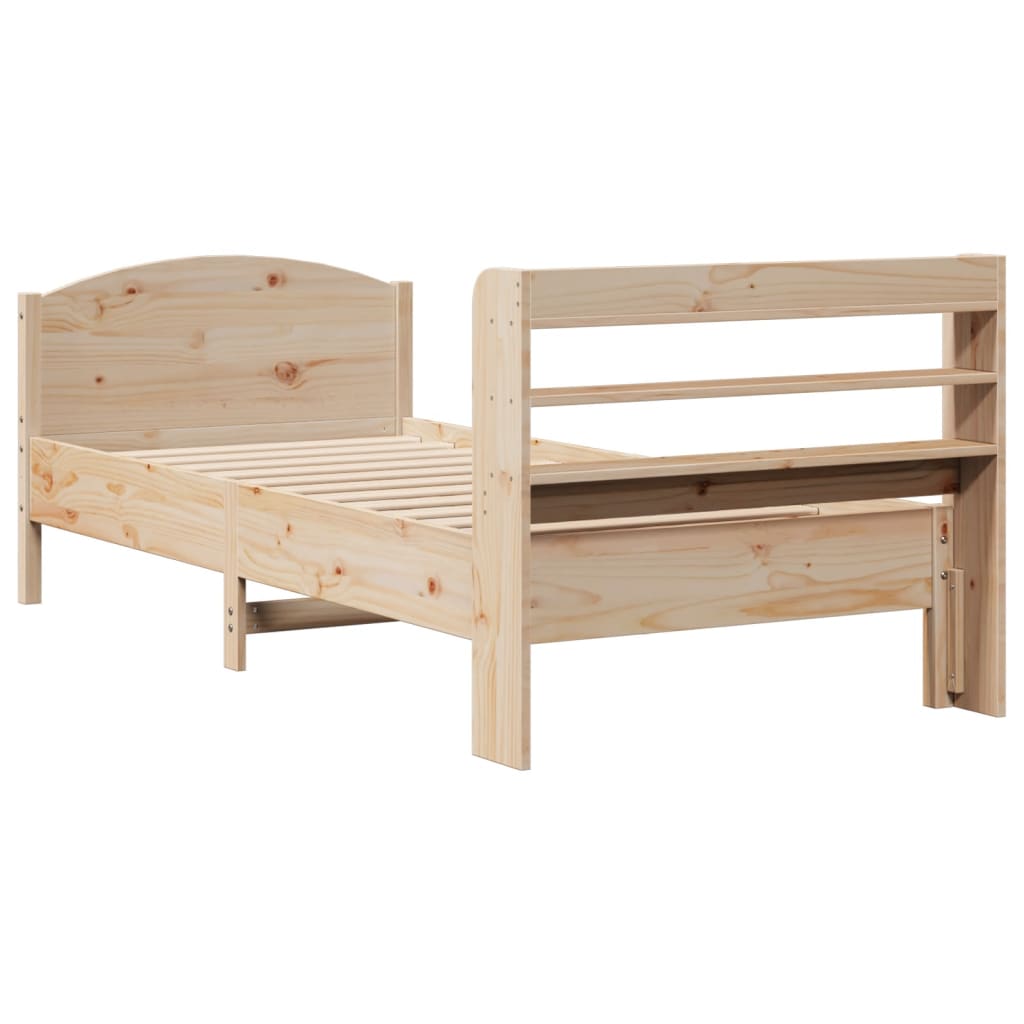 Bedframe zonder matras massief grenenhout 100x200 cm