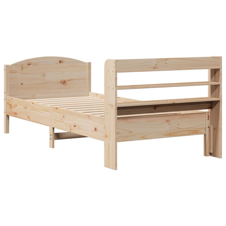 Bedframe zonder matras massief grenenhout 100x200 cm