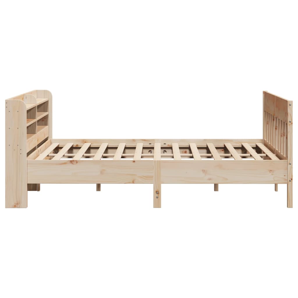 Bedframe zonder matras massief grenenhout 200x200 cm