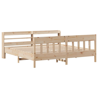 Bedframe zonder matras massief grenenhout 180x200 cm