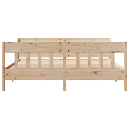 Bedframe zonder matras massief grenenhout 180x200 cm