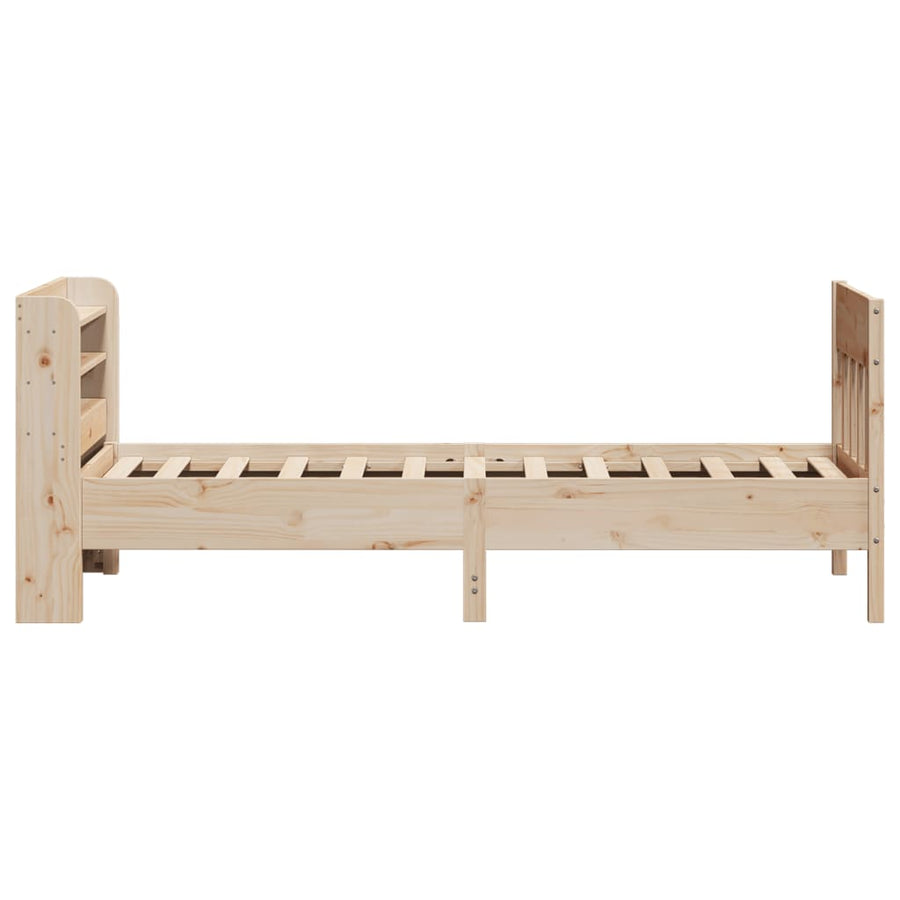 Bedframe zonder matras massief grenenhout 90x200 cm