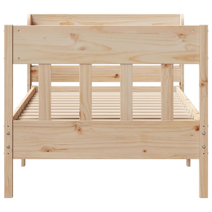 Bedframe zonder matras massief grenenhout 90x190 cm
