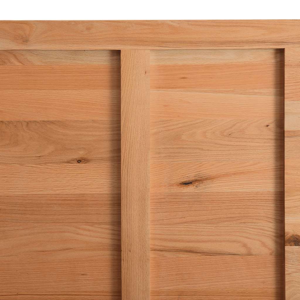 Eettafel met natuurlijke rand 320x100x74 cm massief eikenhout