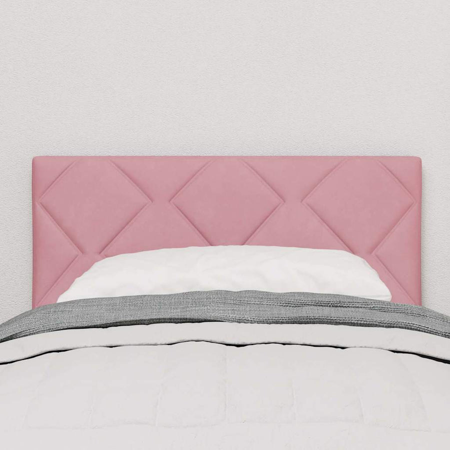 LED Hoofdbord Roze 80 cm Fluweel