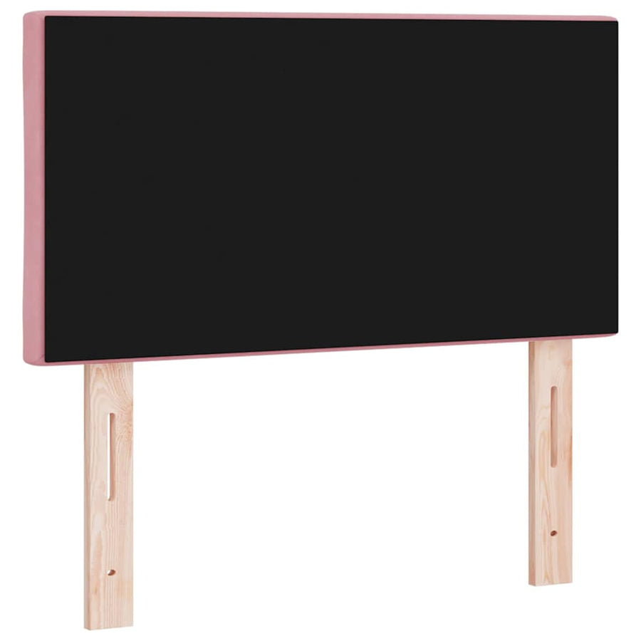LED Hoofdbord Roze 80 cm Fluweel