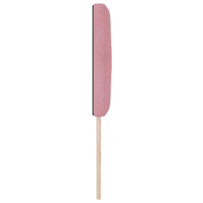 LED Hoofdbord Roze 80 cm Fluweel