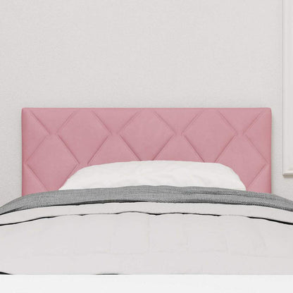 LED Hoofdbord Roze 90 cm Fluweel