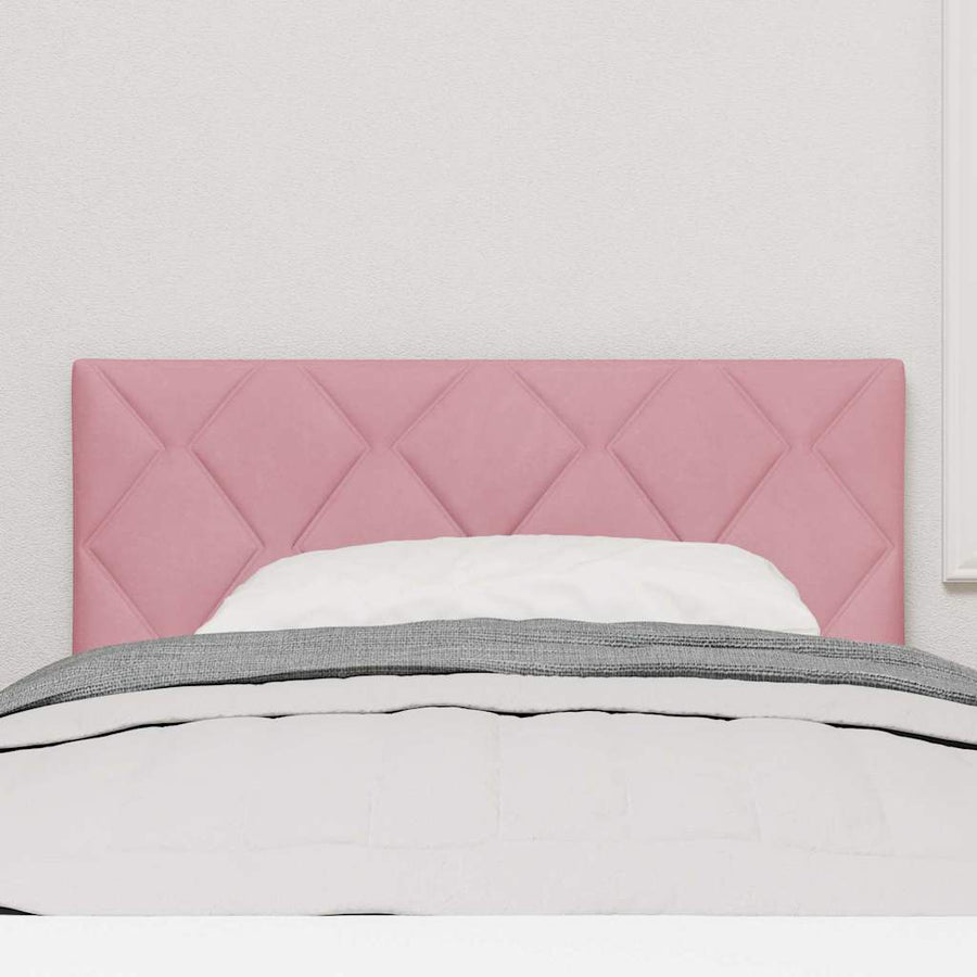 LED Hoofdbord Roze 90 cm Fluweel