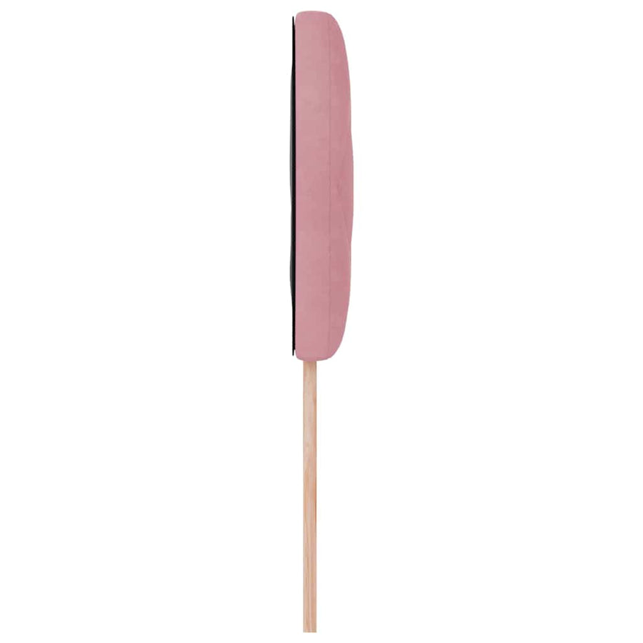 LED Hoofdbord Roze 90 cm Fluweel
