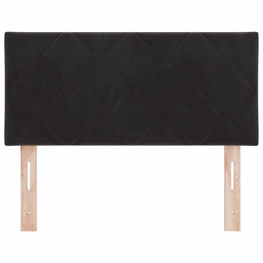 LED Hoofdbord - Zwart Zwart 100 cm Bekledingsstof