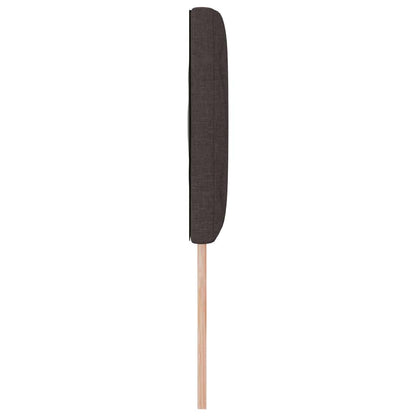 LED Hoofdbord Bruin 144 cm Stof