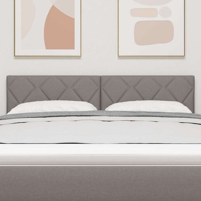 LED Hoofdbord Taupe Stof