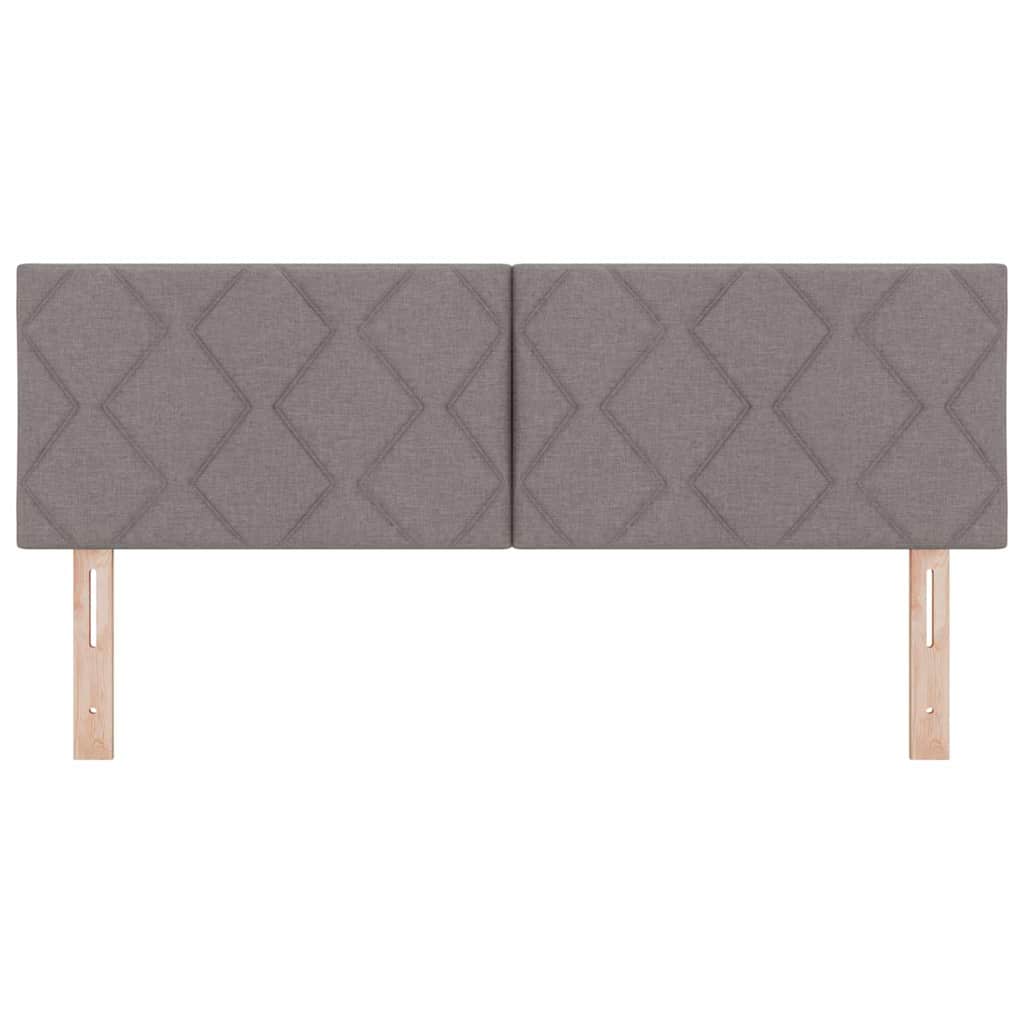 LED Hoofdbord Taupe Stof