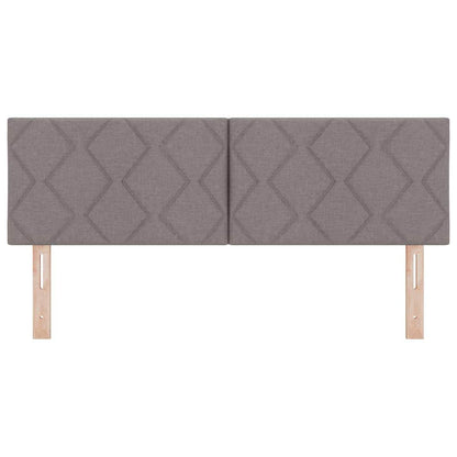 LED Hoofdbord Taupe Stof
