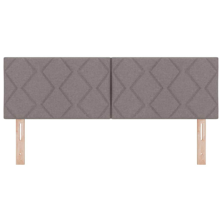 LED Hoofdbord Taupe Stof