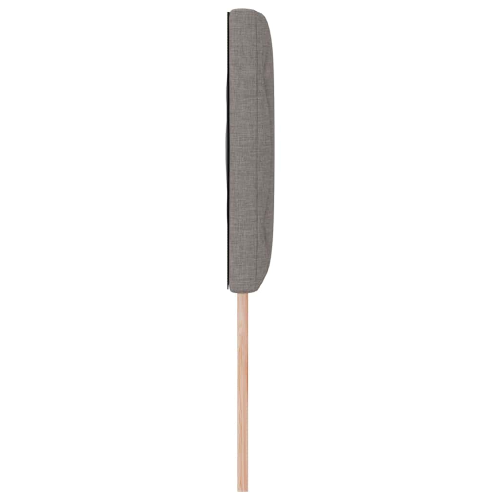 LED Hoofdbord Taupe Stof