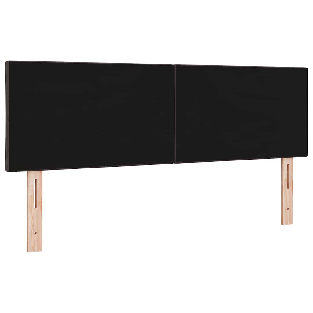 LED Hoofdbord Lichtgrijs 160 cm Stof