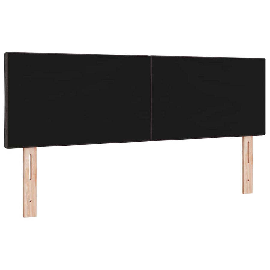 LED Hoofdbord Lichtgrijs 160 cm Stof
