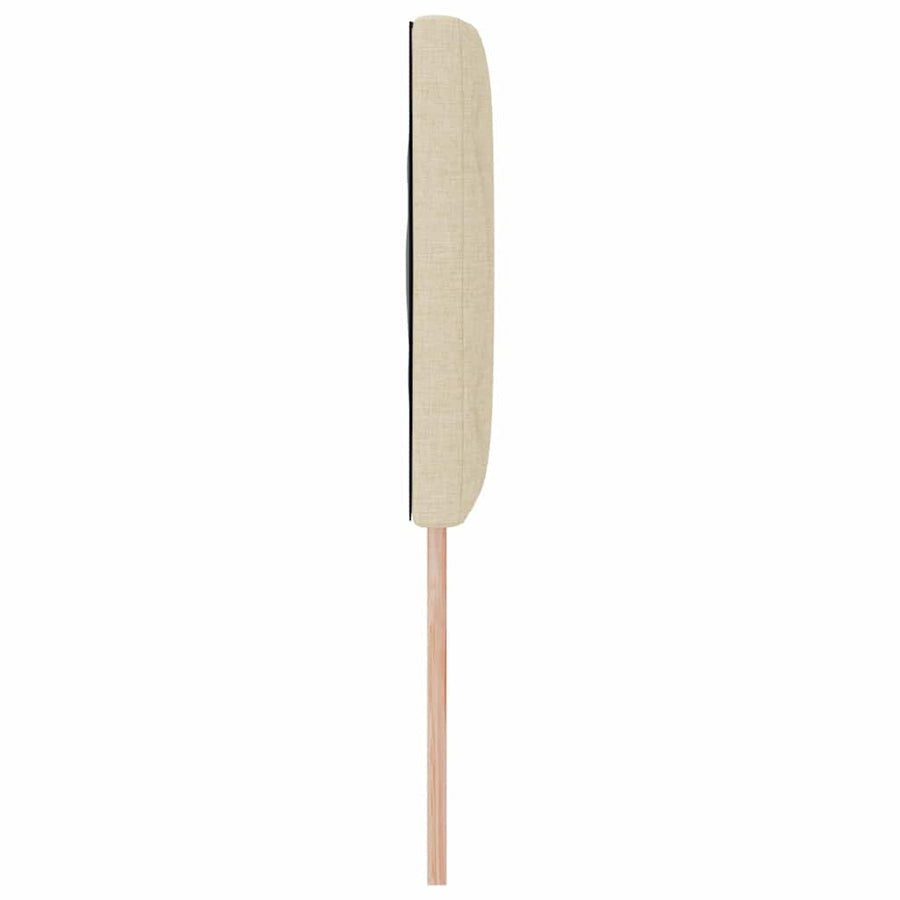 LED Hoofdbord Crème 160 cm Stof