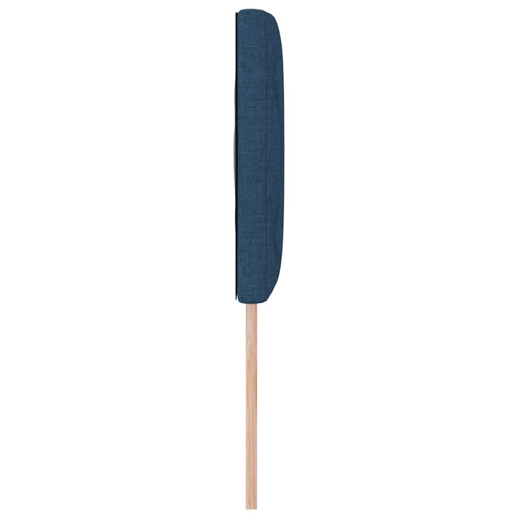 LED Hoofdbord Blauw 160 cm Stof